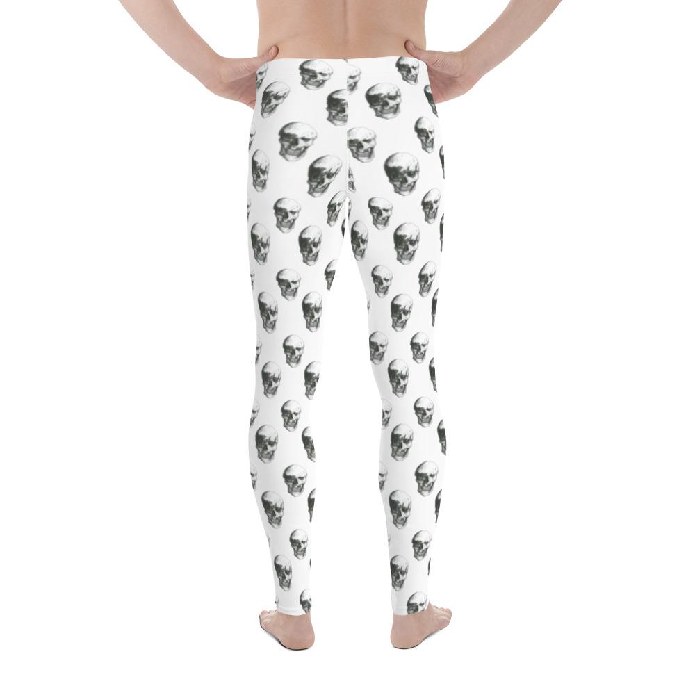 Polka Skulls by Robert Bowen Men's Leggings - Robert Bowen Tees