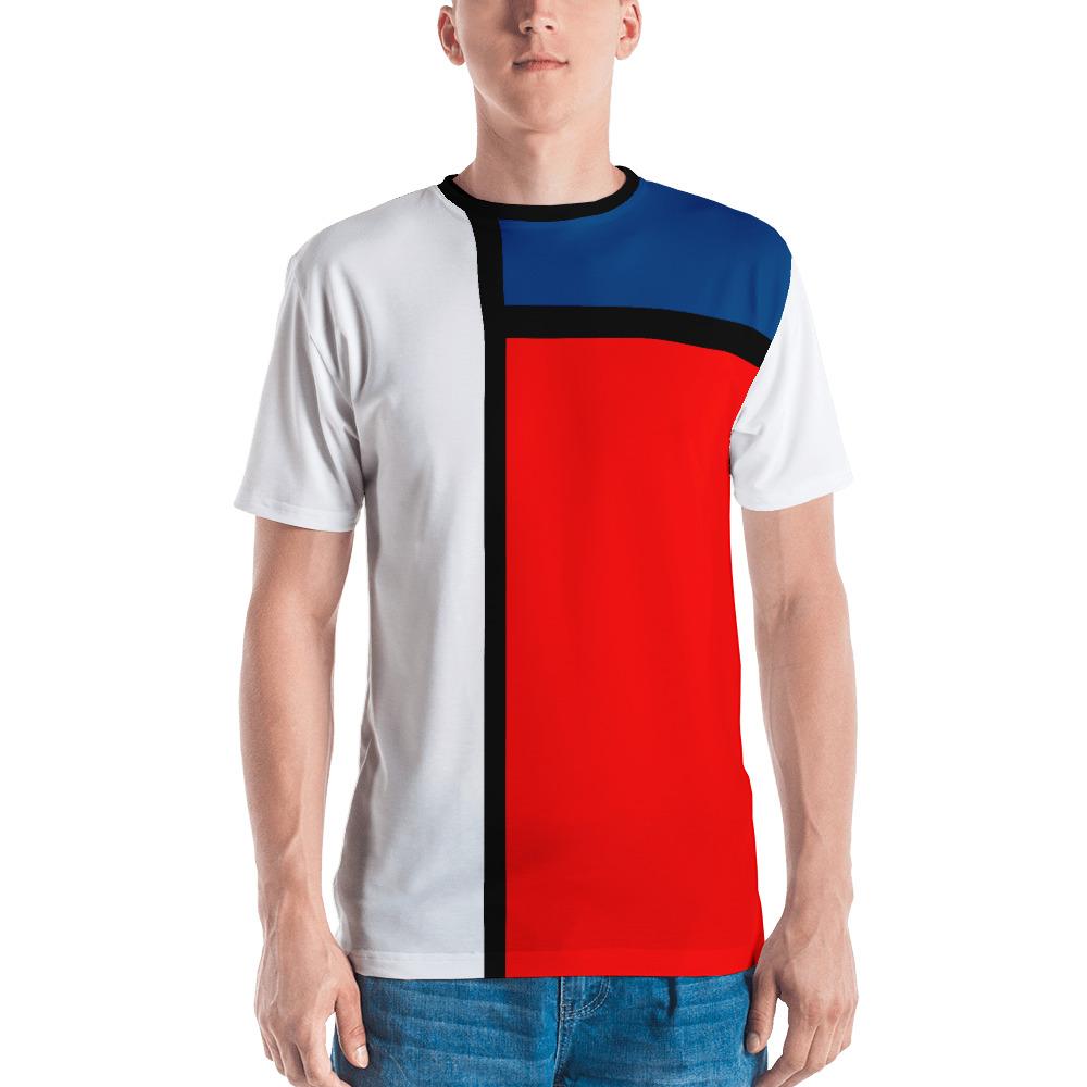 Block Colours Right Men's T-shirt by Robert Bowen - Robert Bowen Tees