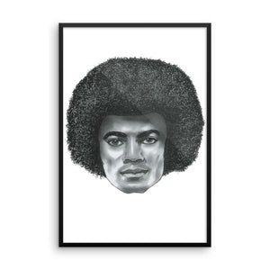 Michael Jackson by Robert Bowen Framed Poster - Robert Bowen Tees