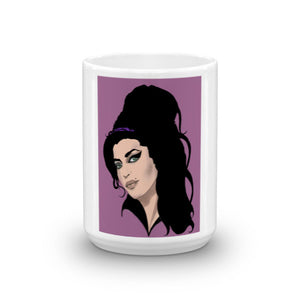 Amy Winehouse Pop Art by Robert Bowen Mug - Robert Bowen Tees