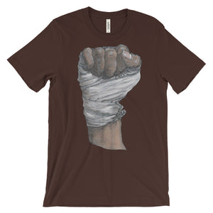 Muhammed Fist Unisex Short Sleeve T-Shirt Illustrated by Robert Bowen - Robert Bowen Tees