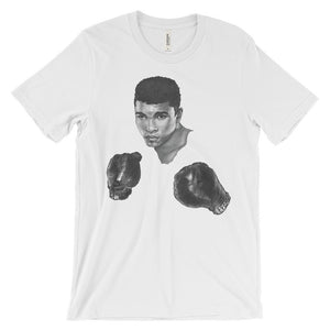 Mo Ali Boxing Unisex Short Sleeve T-Shirt Illustrated by Robert Bowen - Robert Bowen Tees