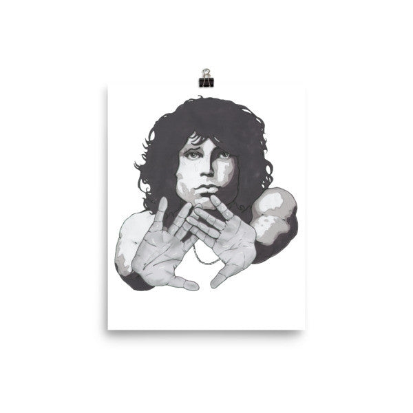 Jim Morrison by Robert Bowen Poster - Robert Bowen Tees