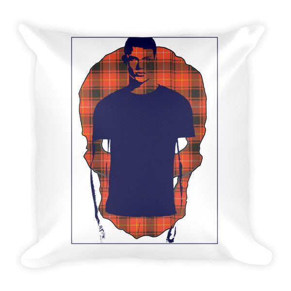 Tartan Man Cushion - Robert Bowen Tees