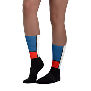 Block Colours One Black foot socks by Robert Bowen - Robert Bowen Tees