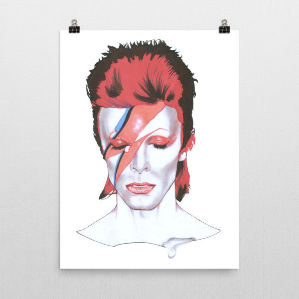 David Bowie The Legend Poster - Robert Bowen Tees