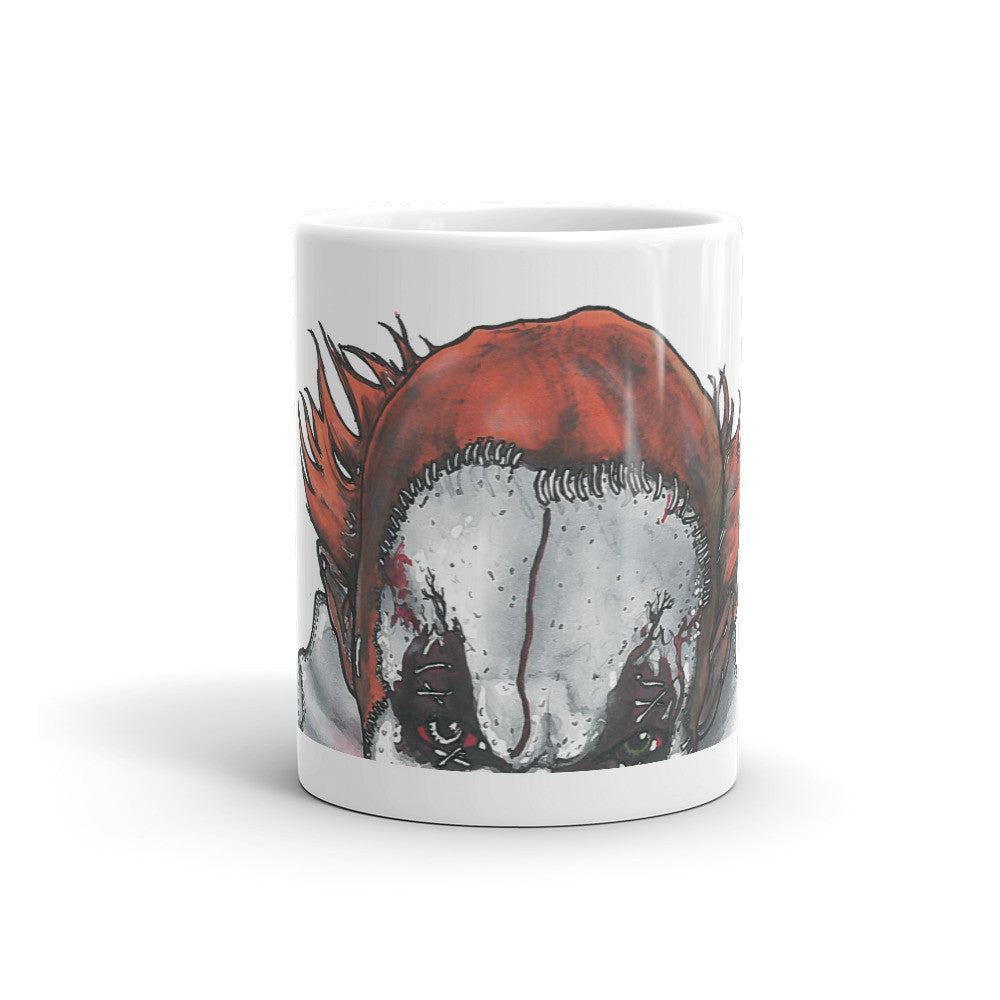 Peeping Clown Mug by Robert Bowen - Robert Bowen Tees