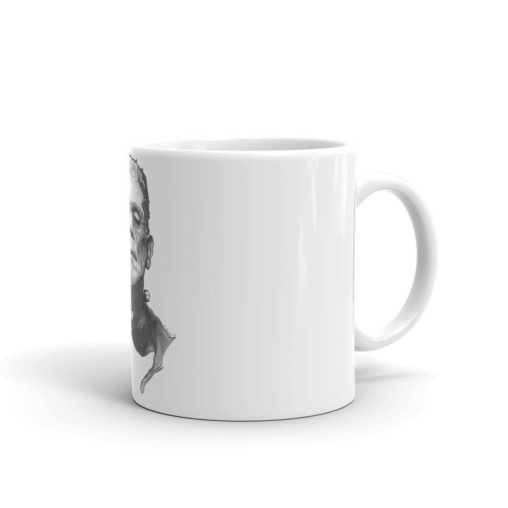 Frankenstein Mug Illustrated by Robert Bowen - Robert Bowen Tees