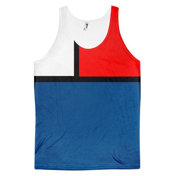 Block Colours One Unisex Tank Top by Robert Bowen - Robert Bowen Tees