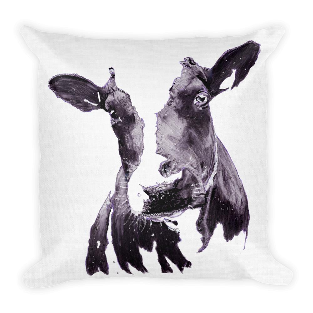 Mad Cow Premium Cushion Illustrated by Robert Bowen - Robert Bowen Tees