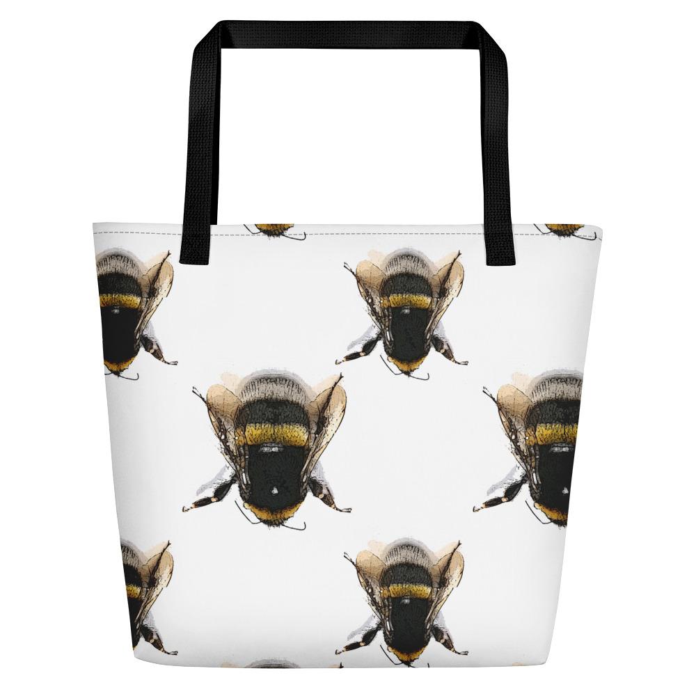 Polka Bees Filterd Beach Bag - Robert Bowen Tees
