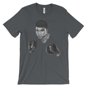 Mo Ali Boxing Unisex Short Sleeve T-Shirt Illustrated by Robert Bowen - Robert Bowen Tees