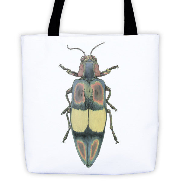 Coloured Beetle Tote Bag by Robert Bowen - Robert Bowen Tees