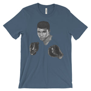 Mo Ali Boxing Unisex Short Sleeve T-Shirt Illustrated by Robert Bowen - Robert Bowen Tees