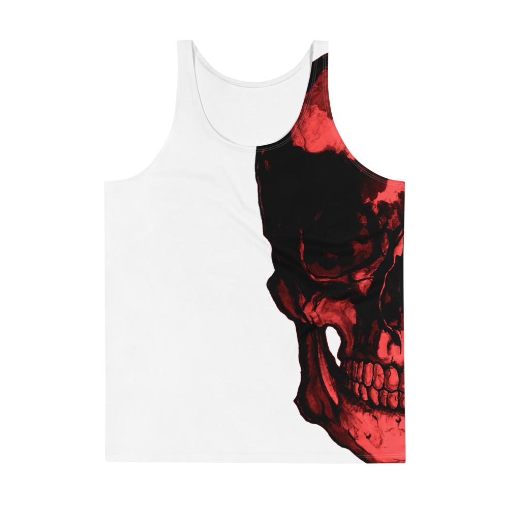 Skul Side Unisex Tank Top By Robert Bowen