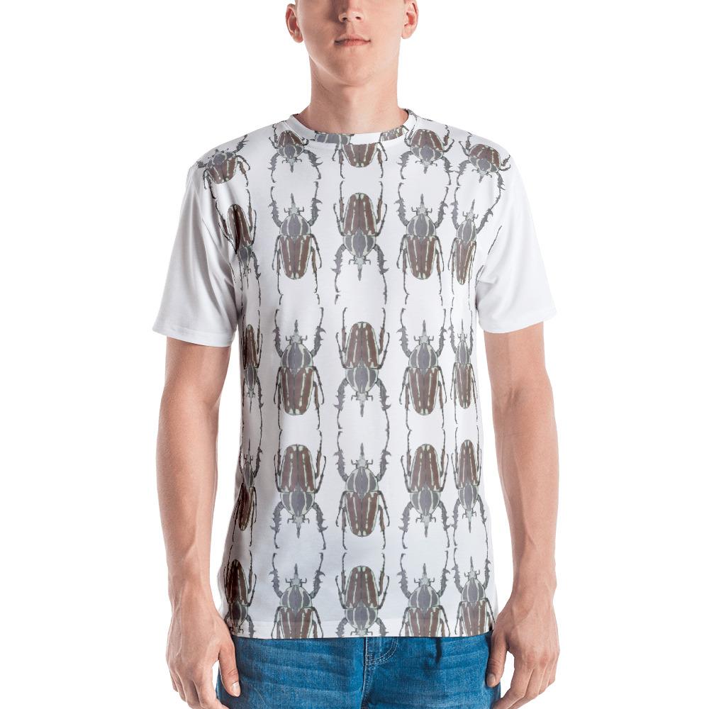 Brown Beetles Opposites by Robert Bowen Men's T-shirt - Robert Bowen Tees