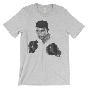Mo Ali Boxing Unisex Short Sleeve T-Shirt Illustrated by Robert Bowen - Robert Bowen Tees