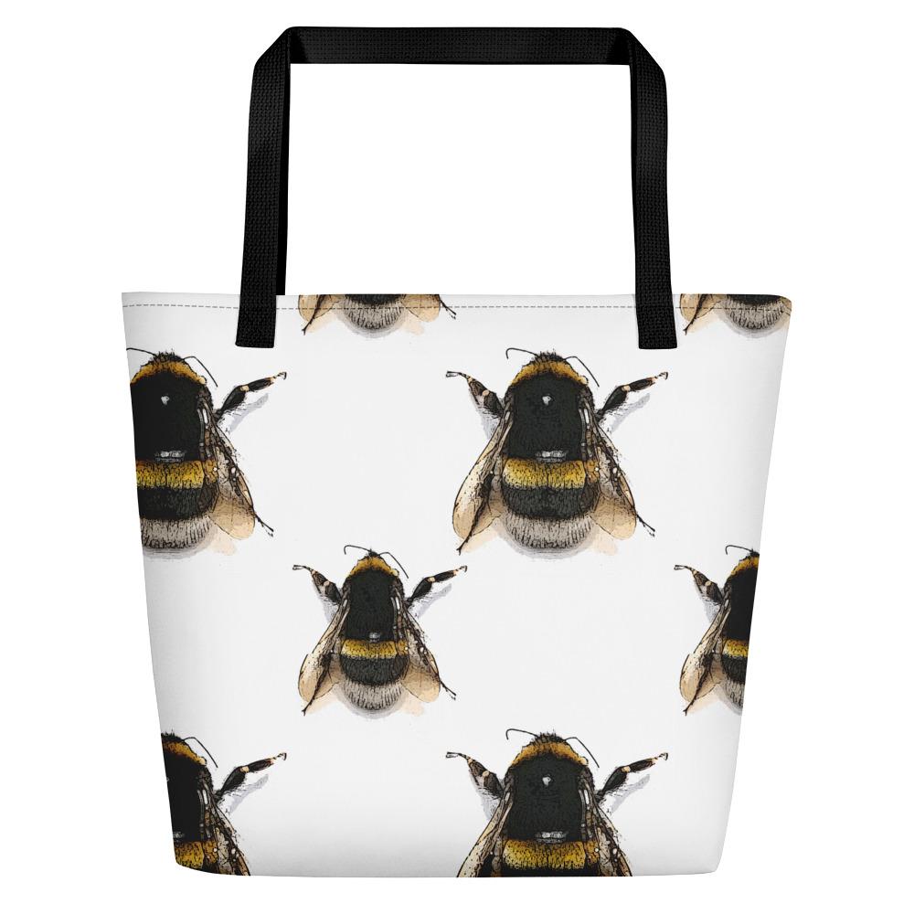 Polka Bees Filterd Beach Bag - Robert Bowen Tees