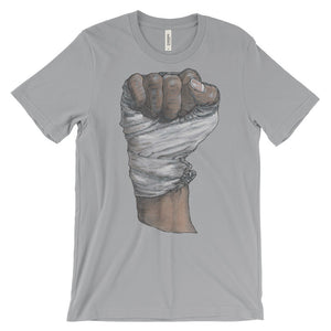 Muhammed Fist Unisex Short Sleeve T-Shirt Illustrated by Robert Bowen - Robert Bowen Tees