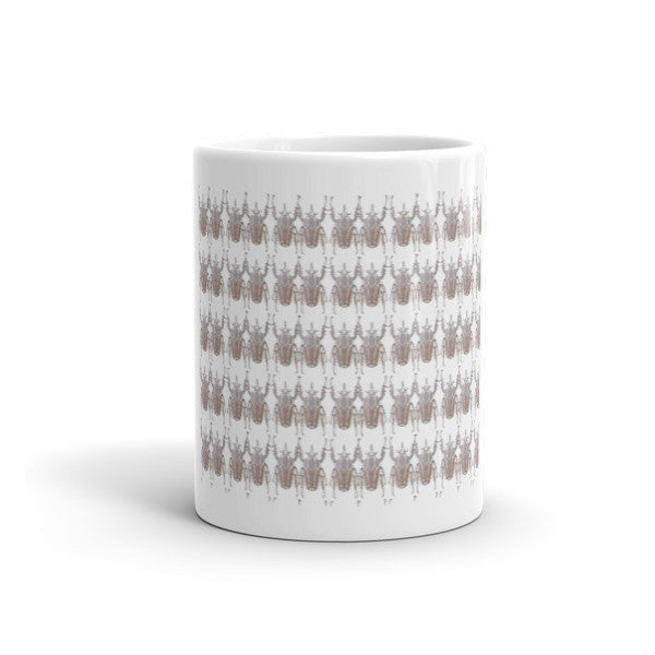 Brown Beetles Standing Print Mug - Robert Bowen Tees