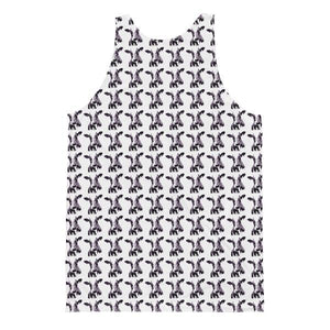 Mad Cow Repeated llustrated by Robert Bowen Unisex Tank Top - Robert Bowen Tees