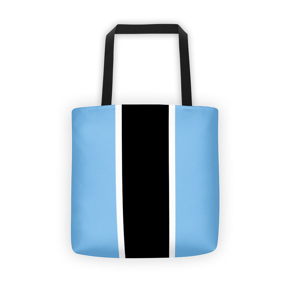 Windrush Blue, Black & White Tote Bag by Robert Bowen - Robert Bowen Tees