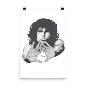 Jim Morrison by Robert Bowen Poster - Robert Bowen Tees