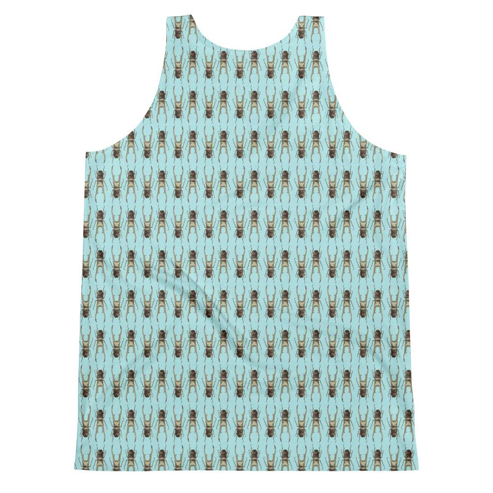 Stag Beetles Opposites Unisex Tank Top Textiles by Robert Bowen - Robert Bowen Tees