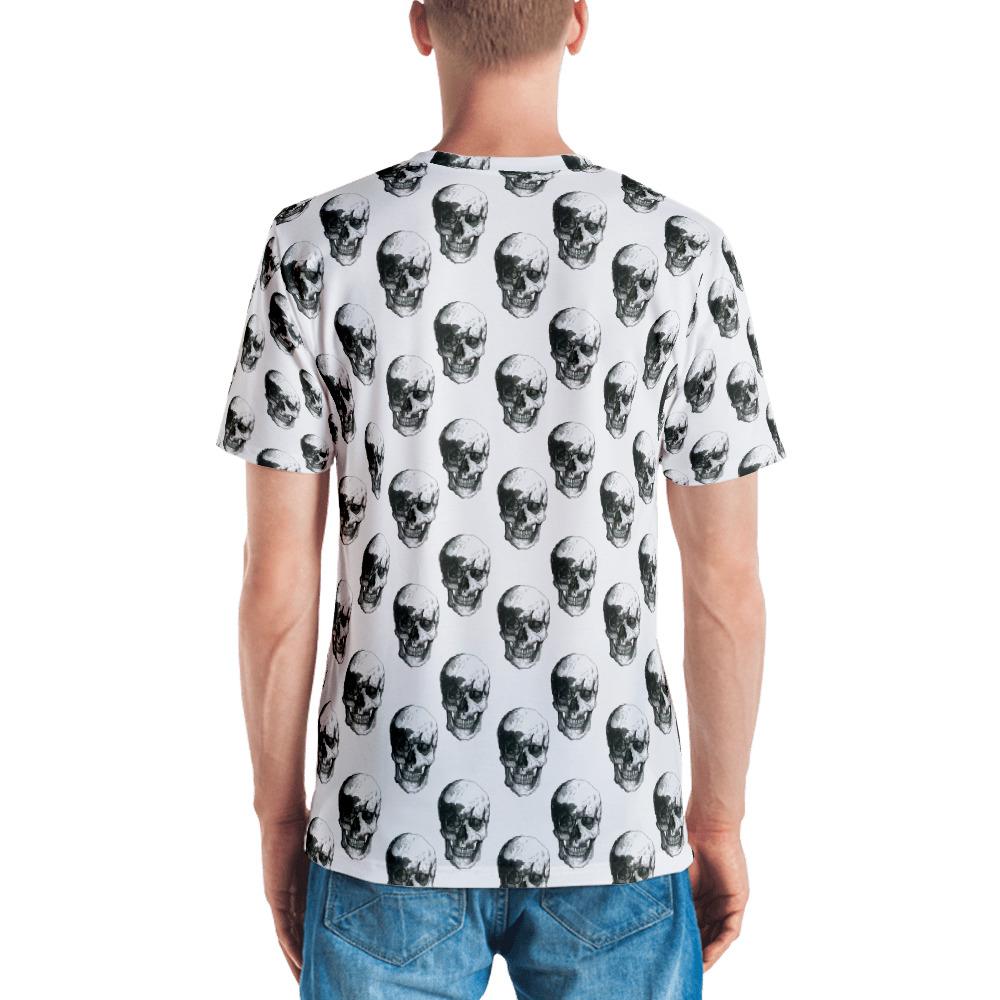 Polka Skulls by Robert Bowen Men's T-shirt - Robert Bowen Tees