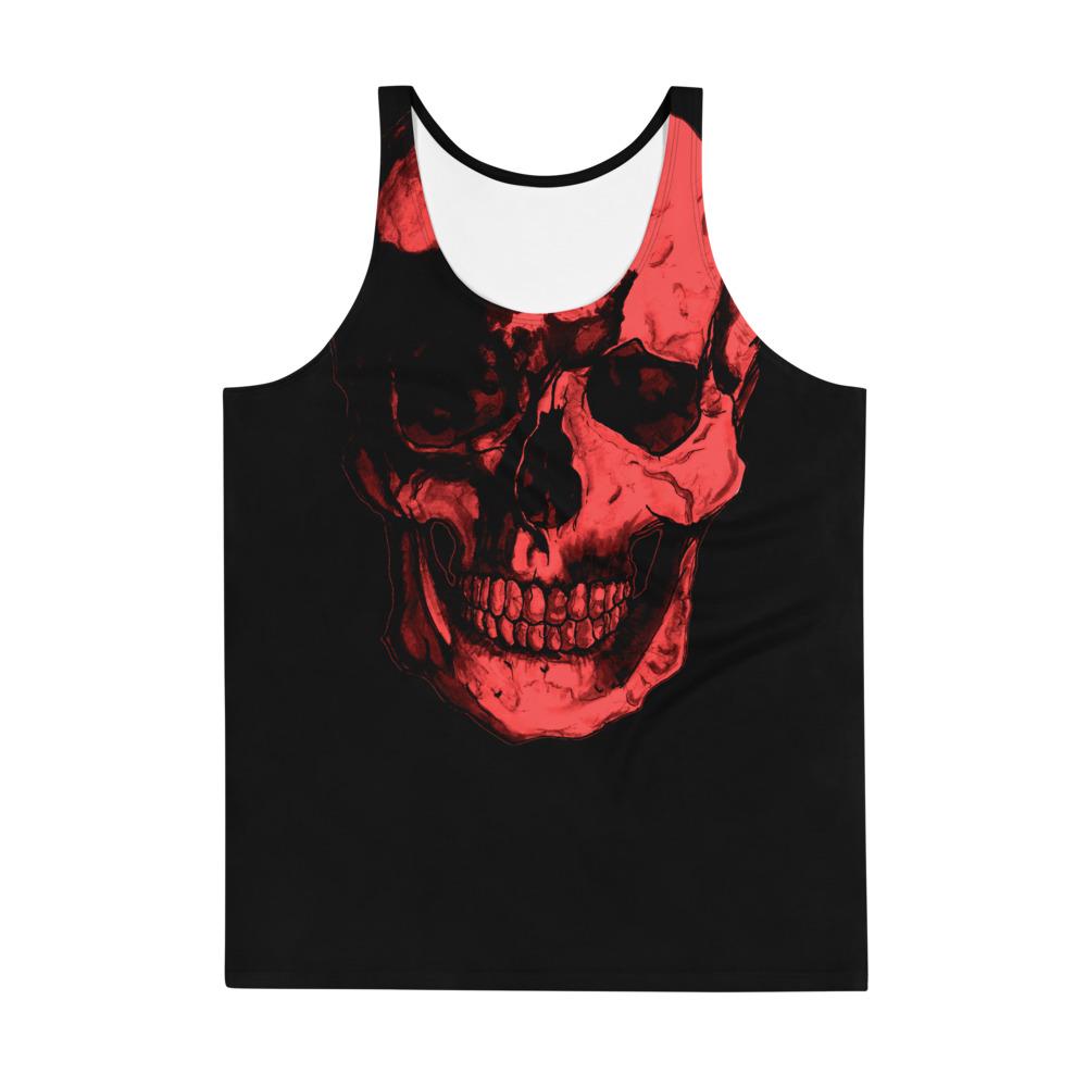 Skull Chest Tank Top By Robert Bowen