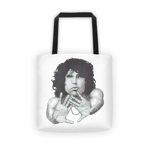 Jim Morrison by Robert Bowen Tote Bag - Robert Bowen Tees