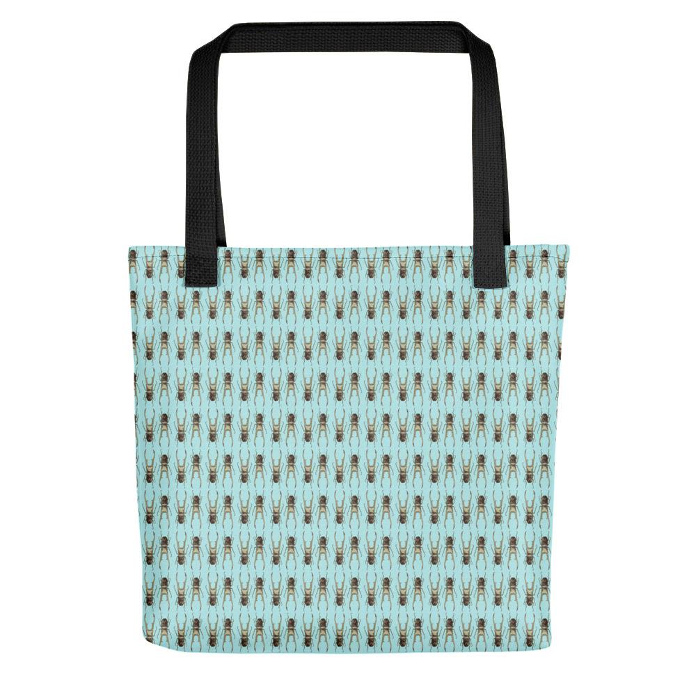 Stag Beetles Opposites Tote Bag Textiles By Robert Bowen - Robert Bowen Tees