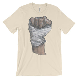 Muhammed Fist Unisex Short Sleeve T-Shirt Illustrated by Robert Bowen - Robert Bowen Tees