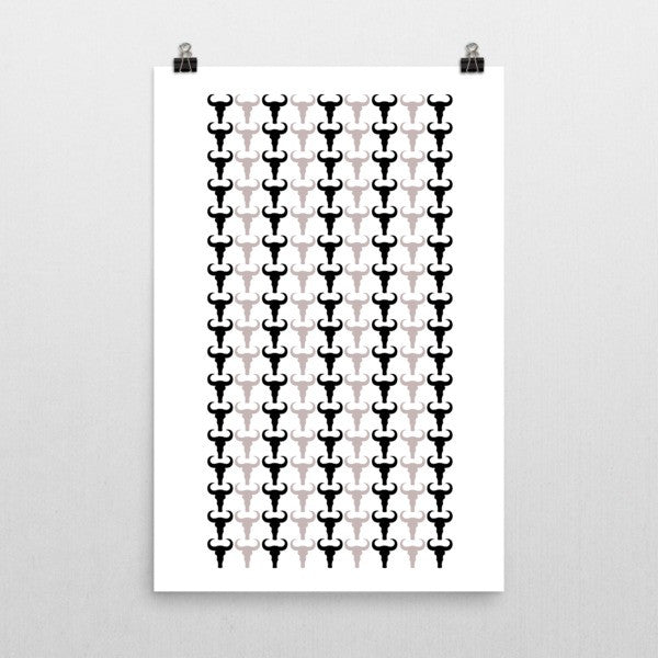 Rams & Checks Poster - Robert Bowen Tees
