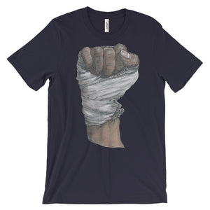 Muhammed Fist Unisex Short Sleeve T-Shirt Illustrated by Robert Bowen - Robert Bowen Tees