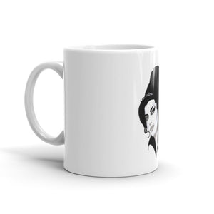 Amy Winehouse Black Ink by Robert Bowen Mug - Robert Bowen Tees