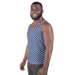 Unisex Blue Stars Tank Top