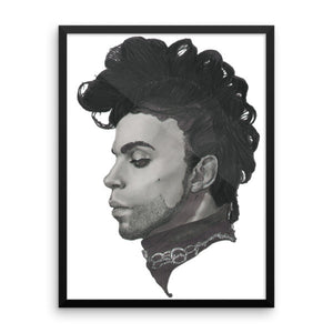 Prince by Robert Bowen Framed Poster - Robert Bowen Tees