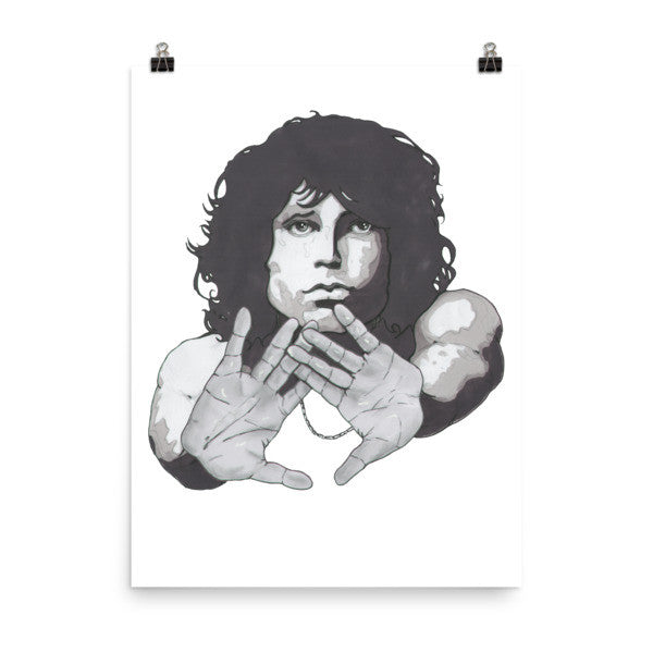 Jim Morrison by Robert Bowen Poster - Robert Bowen Tees