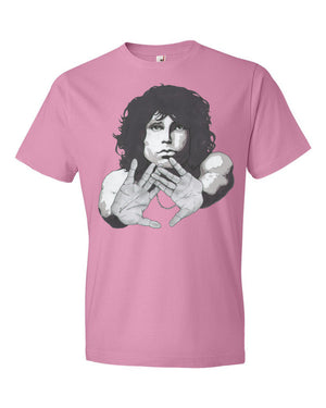 Jim Morrison by Robert Bowen Short Sleeve T-Shirt - Robert Bowen Tees