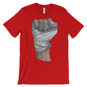 Muhammed Fist Unisex Short Sleeve T-Shirt Illustrated by Robert Bowen - Robert Bowen Tees