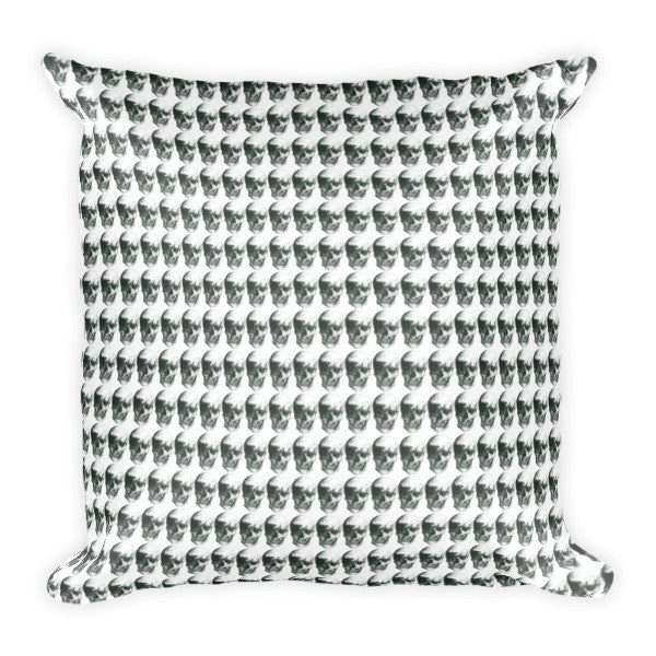 Skulls Repeat Cushion by Robert Bowen - Robert Bowen Tees