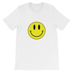 Acid Smiley Face Unisex short sleeve t-shirt - Robert Bowen Tees