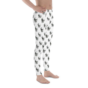 Polka Skulls by Robert Bowen Men's Leggings - Robert Bowen Tees