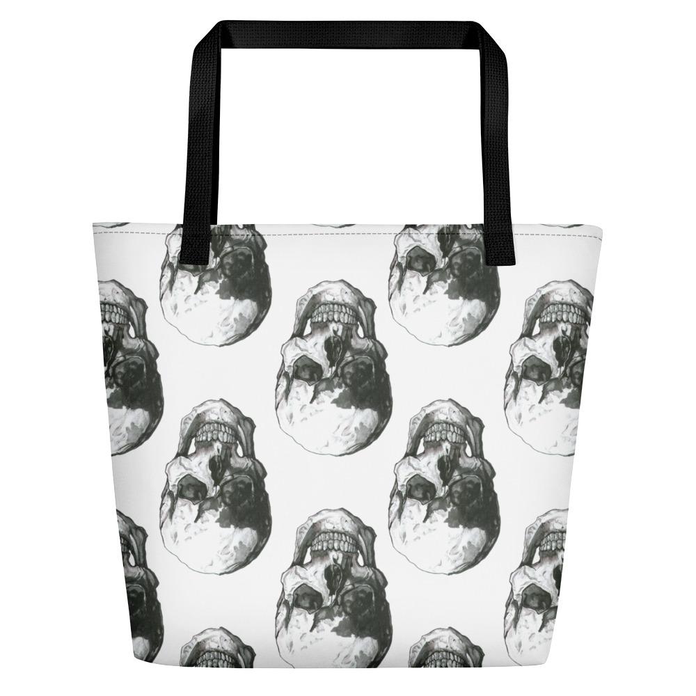 Skulls Beach Bag by Robert Bowen - Robert Bowen Tees