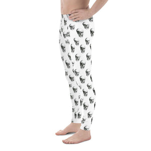 Polka Skulls by Robert Bowen Men's Leggings - Robert Bowen Tees