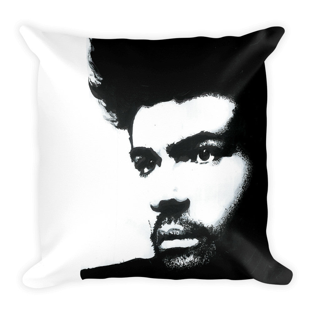 GM Square Cushion Illustrated by Robert Bowen - Robert Bowen Tees