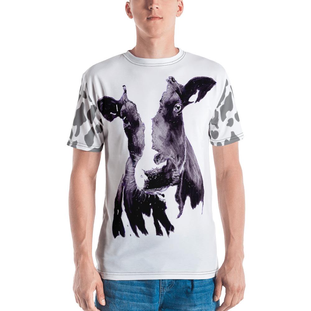 Mad Cow Illustrated by Robert Bowen Men's T-shirt - Robert Bowen Tees
