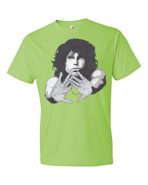 Jim Morrison by Robert Bowen Short Sleeve T-Shirt - Robert Bowen Tees