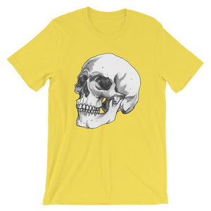 3/4 Skull Short-Sleeve Unisex T-Shirt by Robert Bowen - Robert Bowen Tees